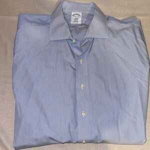 Brooks Brothers Light Blue Pinstripe Dress Shirt